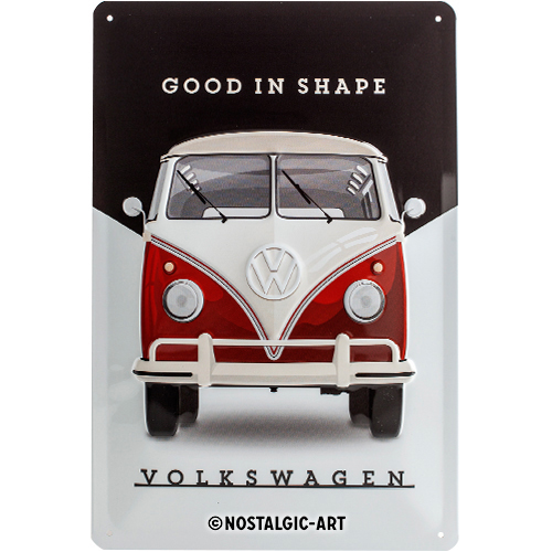 Nostalgic Art Retro Blechschild 20x30cm, Motiv "VW - Good in Shape", 1 Stück - ATU