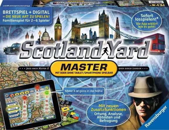 Scotland Yard - Master - Spiel ab 10 Jahren