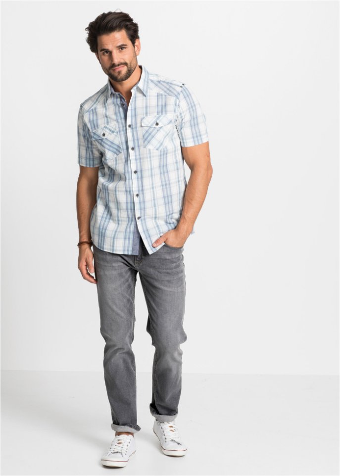 Regular Fit Stretch-Jeans, Straight