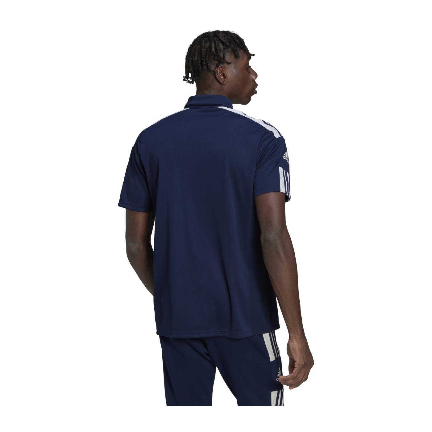 adidas Squadra 21 Poloshirt Blau Weiss