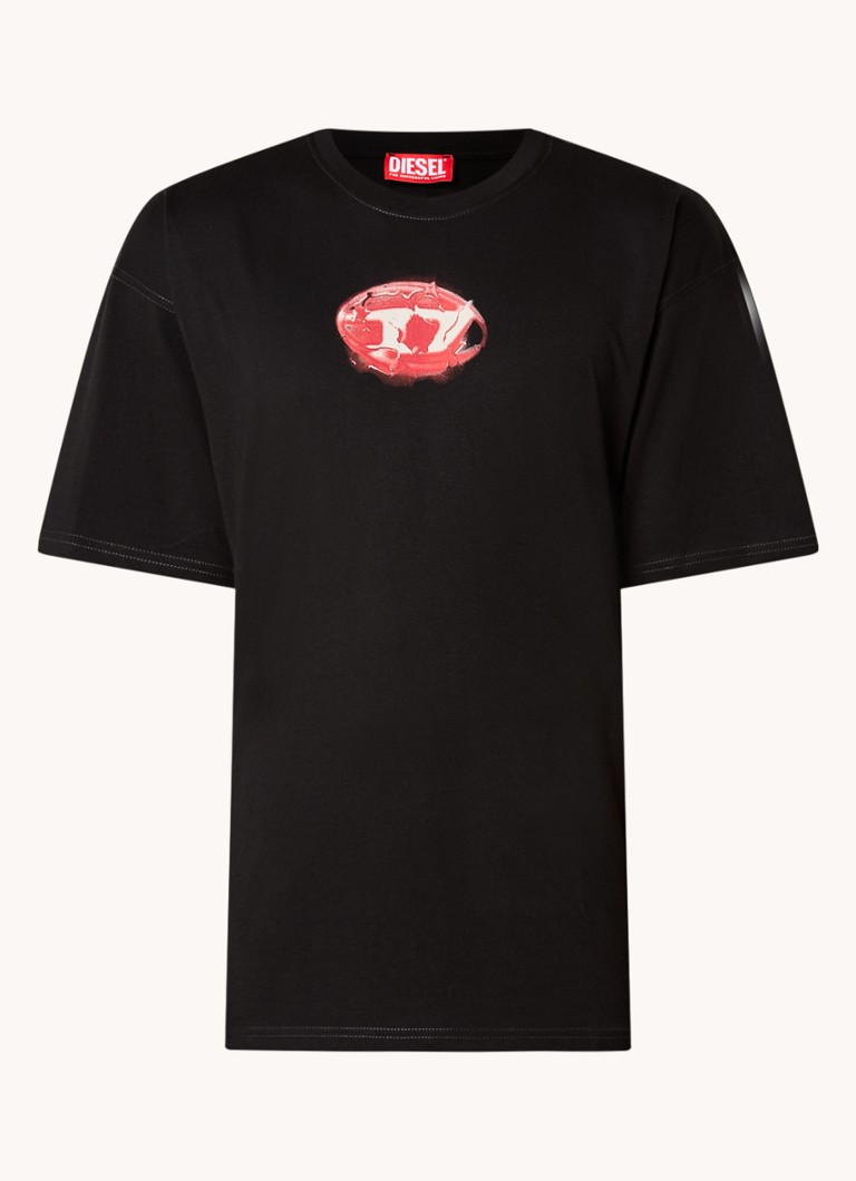 Tricou Diesel T-Boxt-K3 cu logo imprimat