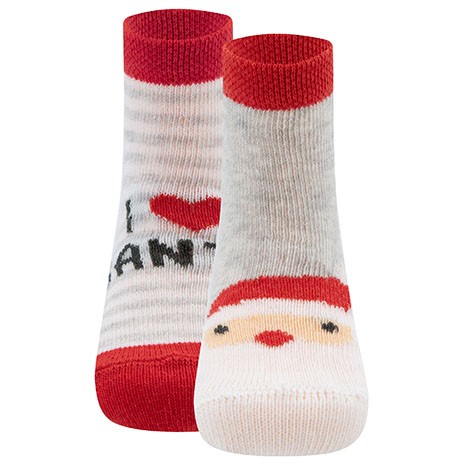Ewers ~ Socken 2er-Pack ~ Weihnachtsmotive 