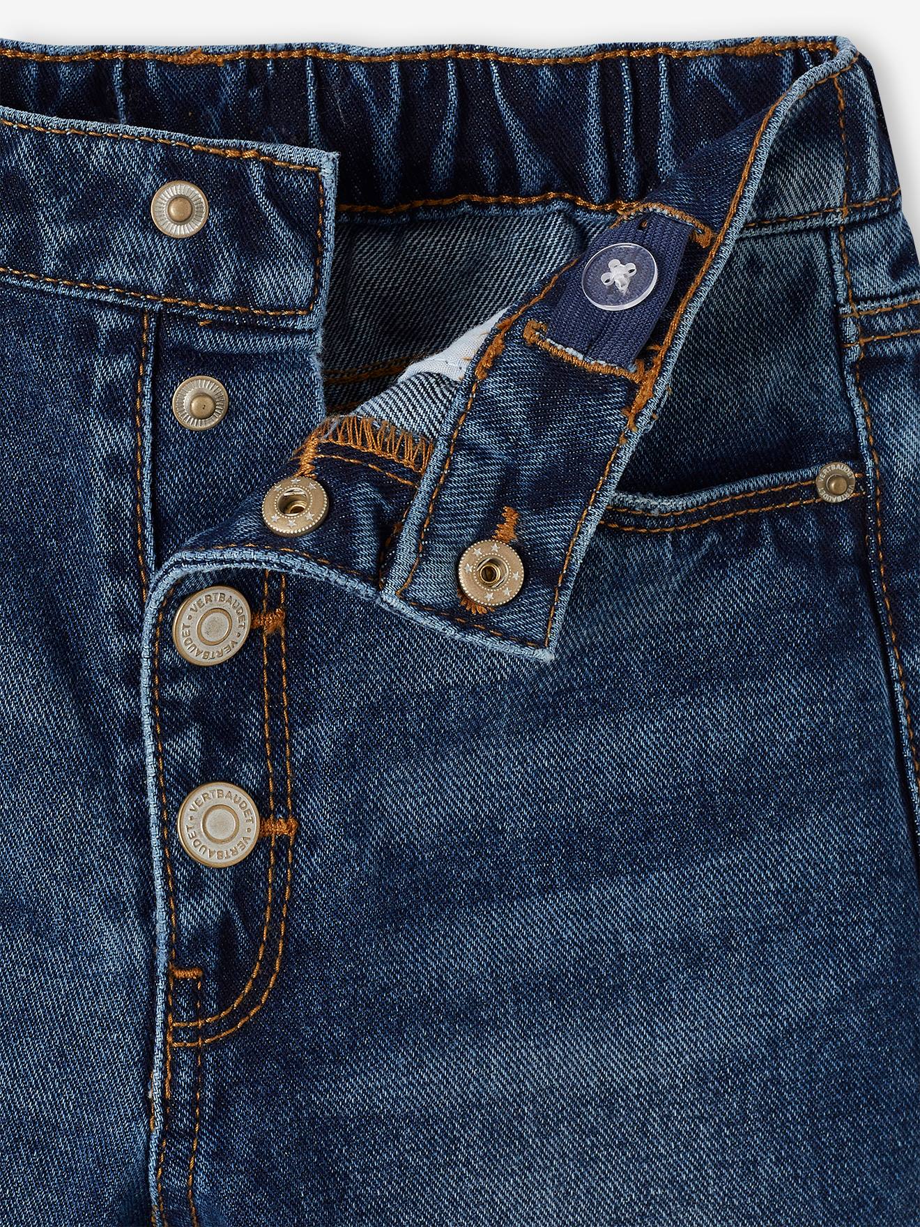 Jean Mom fit MorphologiK fille tour de hanches FIN stone