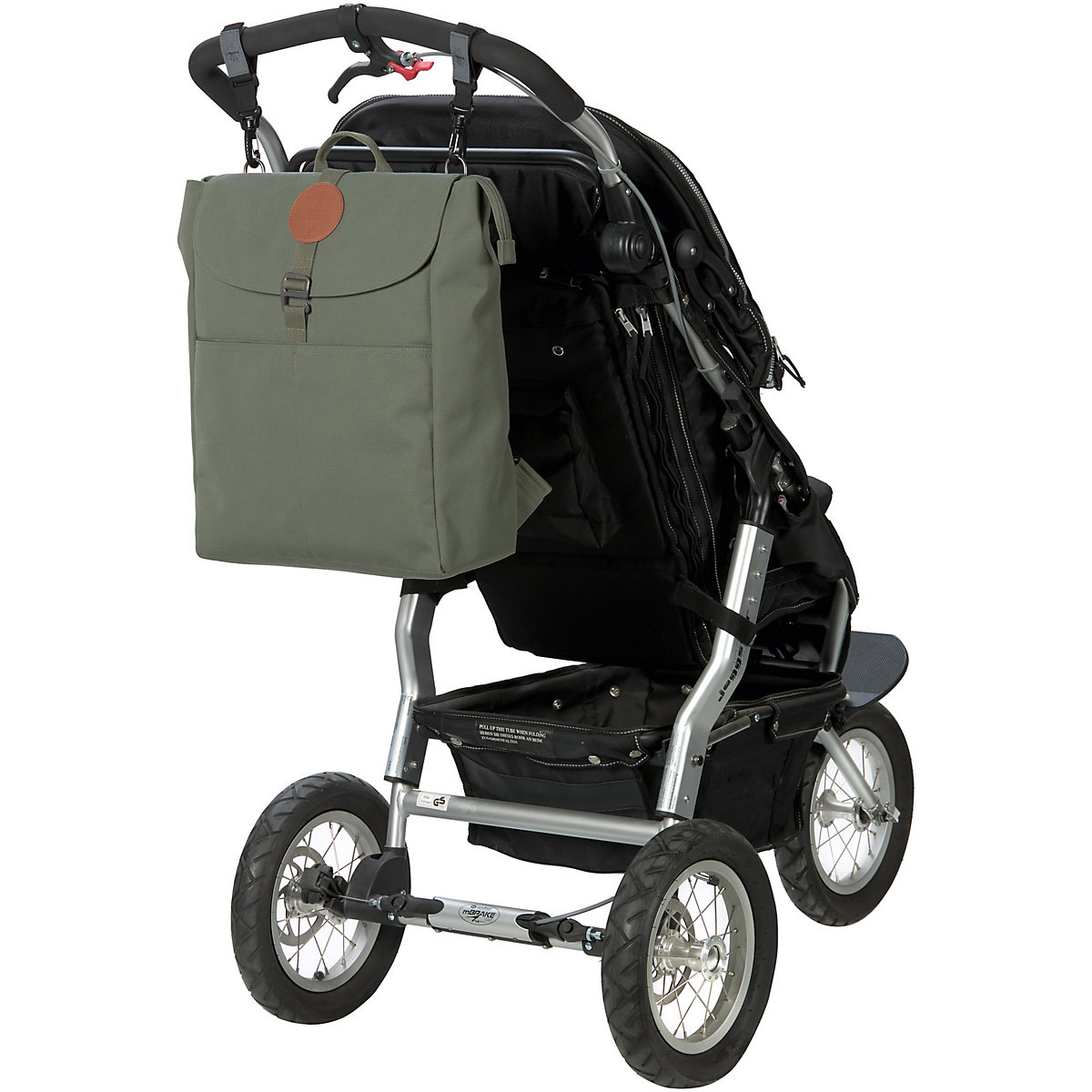Wickelrucksack Adventure olive, inkl. Zubehör & Wickelunterlage