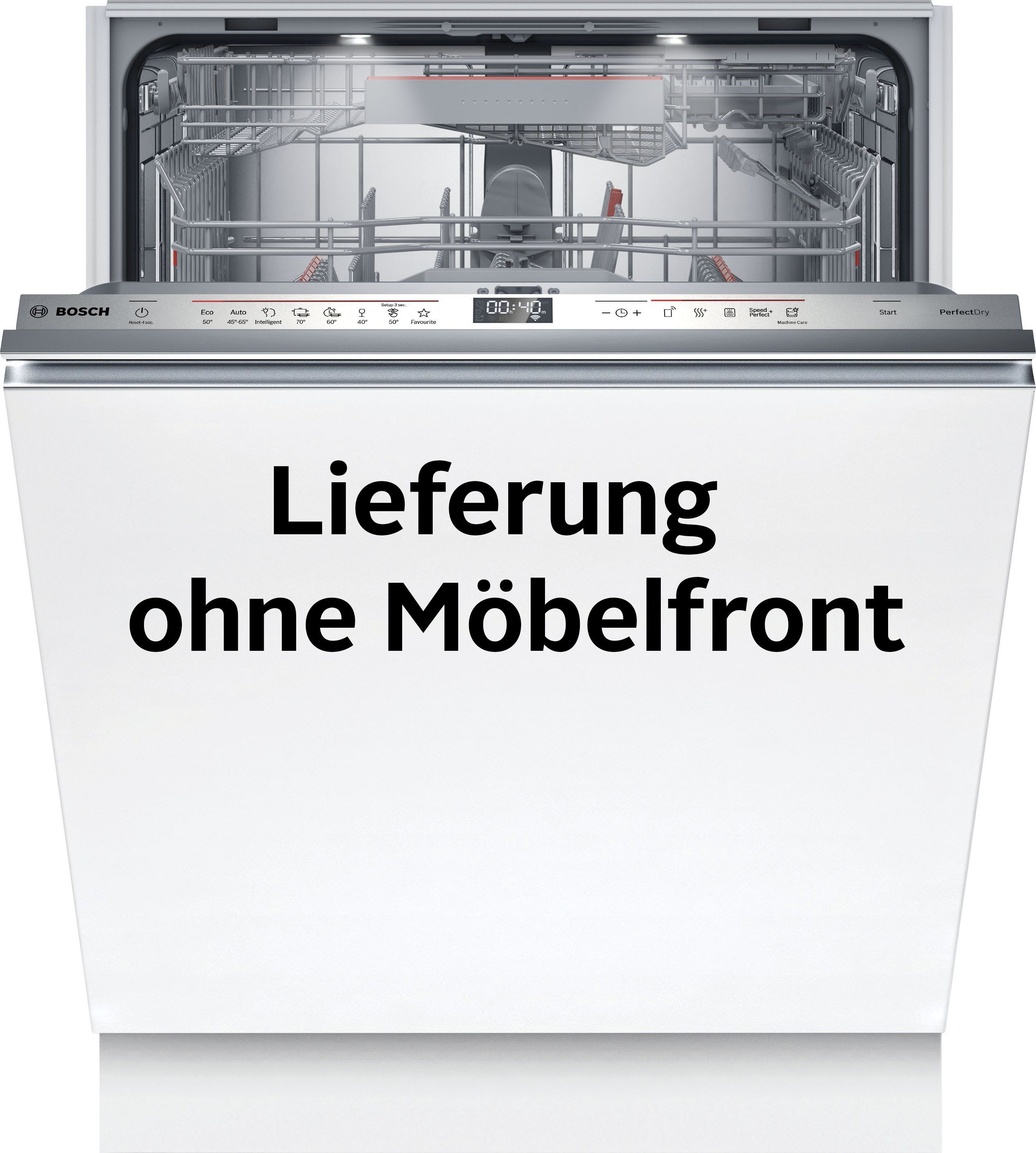 BOSCH vollintegrierbarer Geschirrspüler Serie 6, SMV6ZDX16E, 13 Maßgedecke