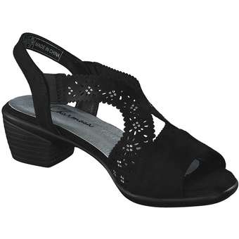 Charmosa Sandale in schwarz