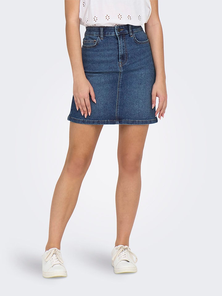 JDY Jeans-Rock in Blau günstig kaufen