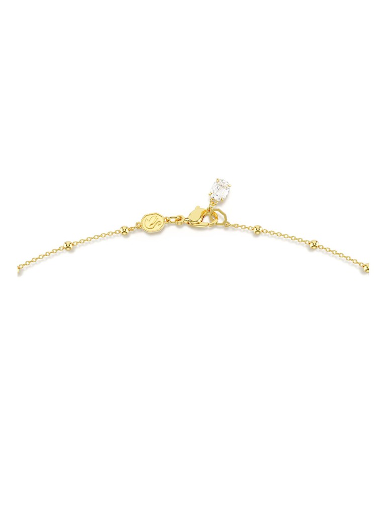 Collana Swarovski color ambra placcata oro