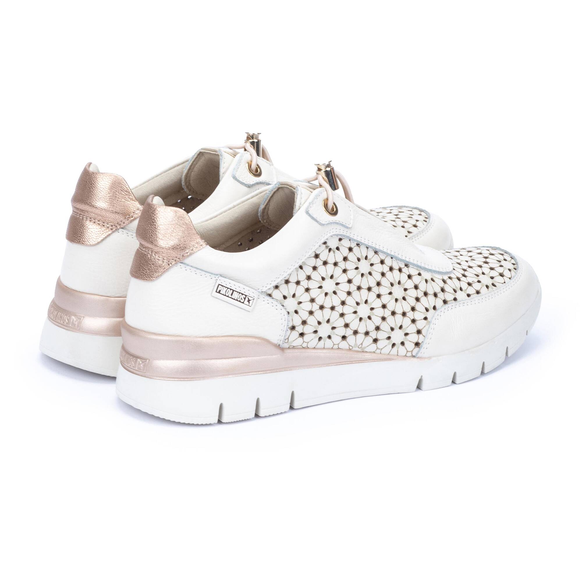 Damessneakers met leren details - NATA