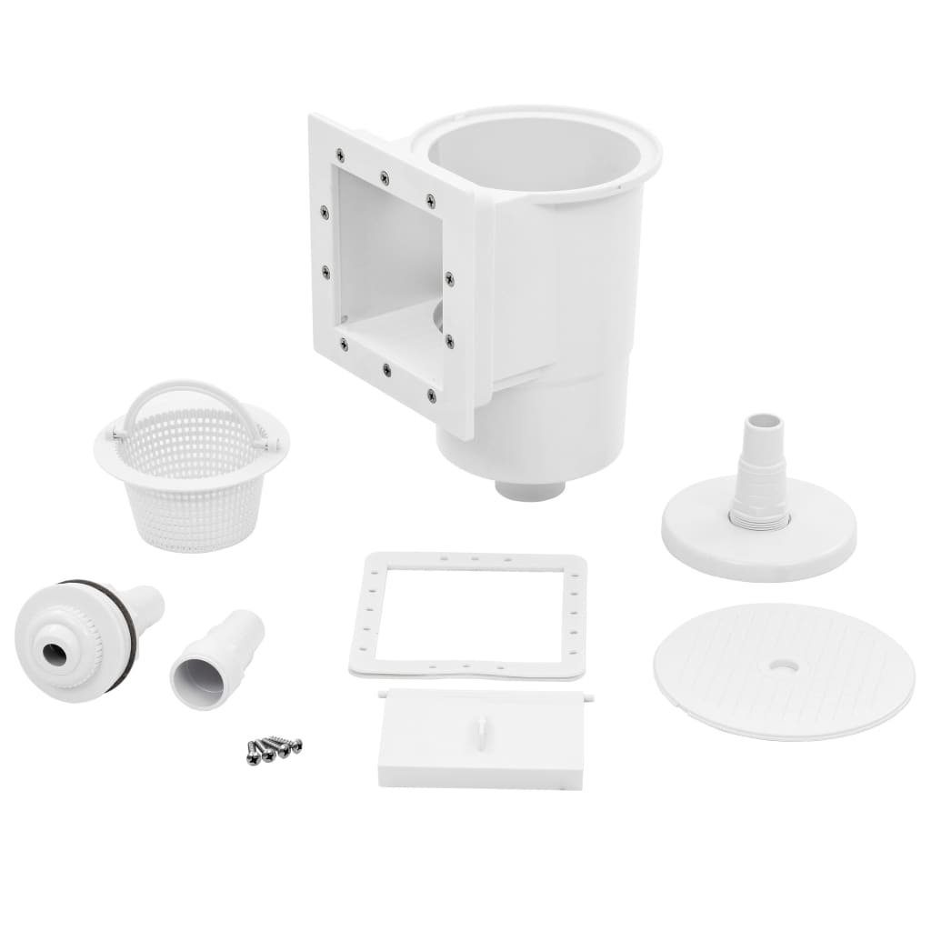 DOTMALL Skimmer Pool Skimmer Einbauskimmer komplett Set inklusive Einlaufdüse