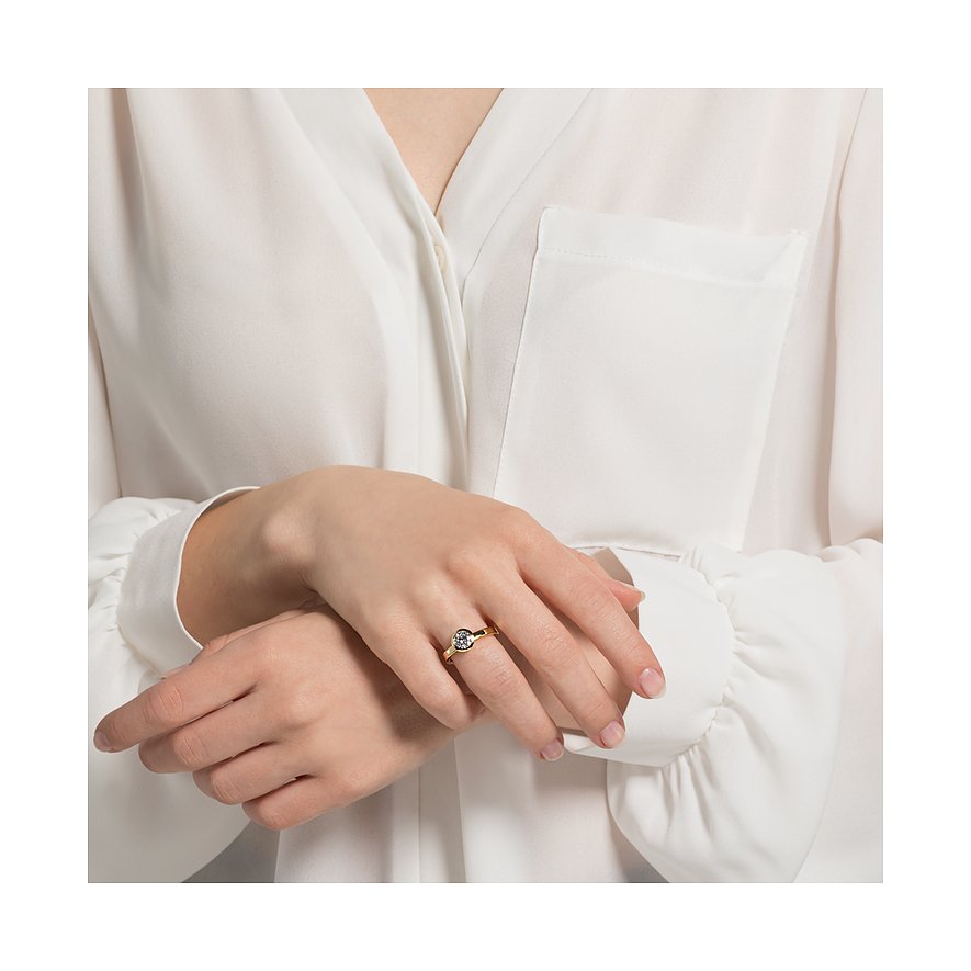 JETTE Damenring SOLITAIRE