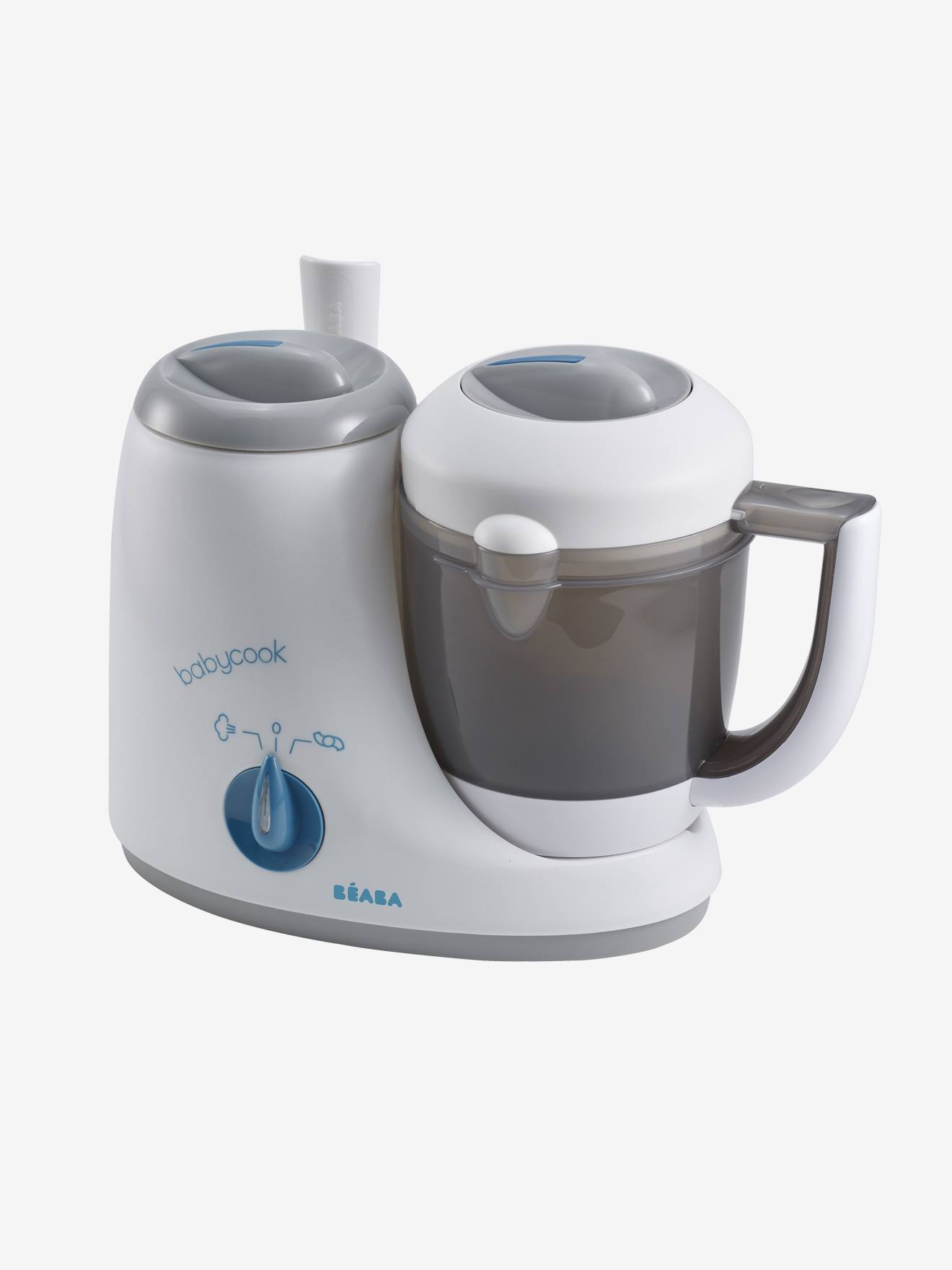 Robot BEABA Babycook Original blanc/bleu/gris