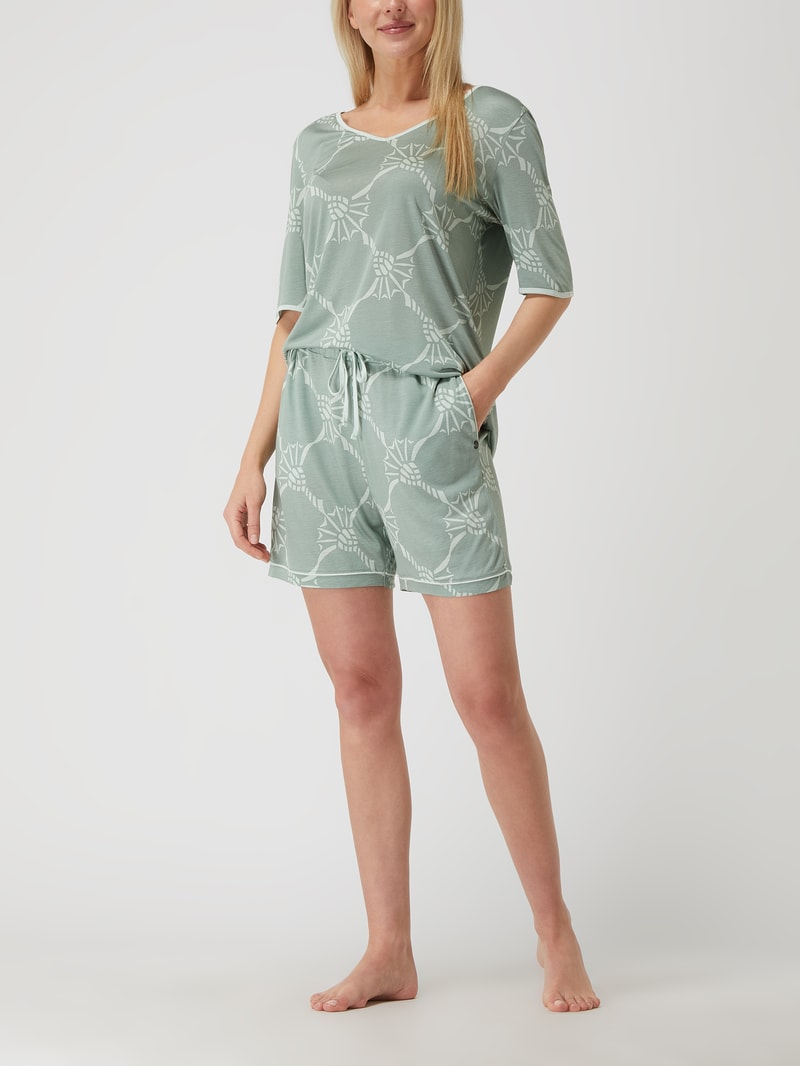Pyjama-Hose aus Viskose in lindgrün