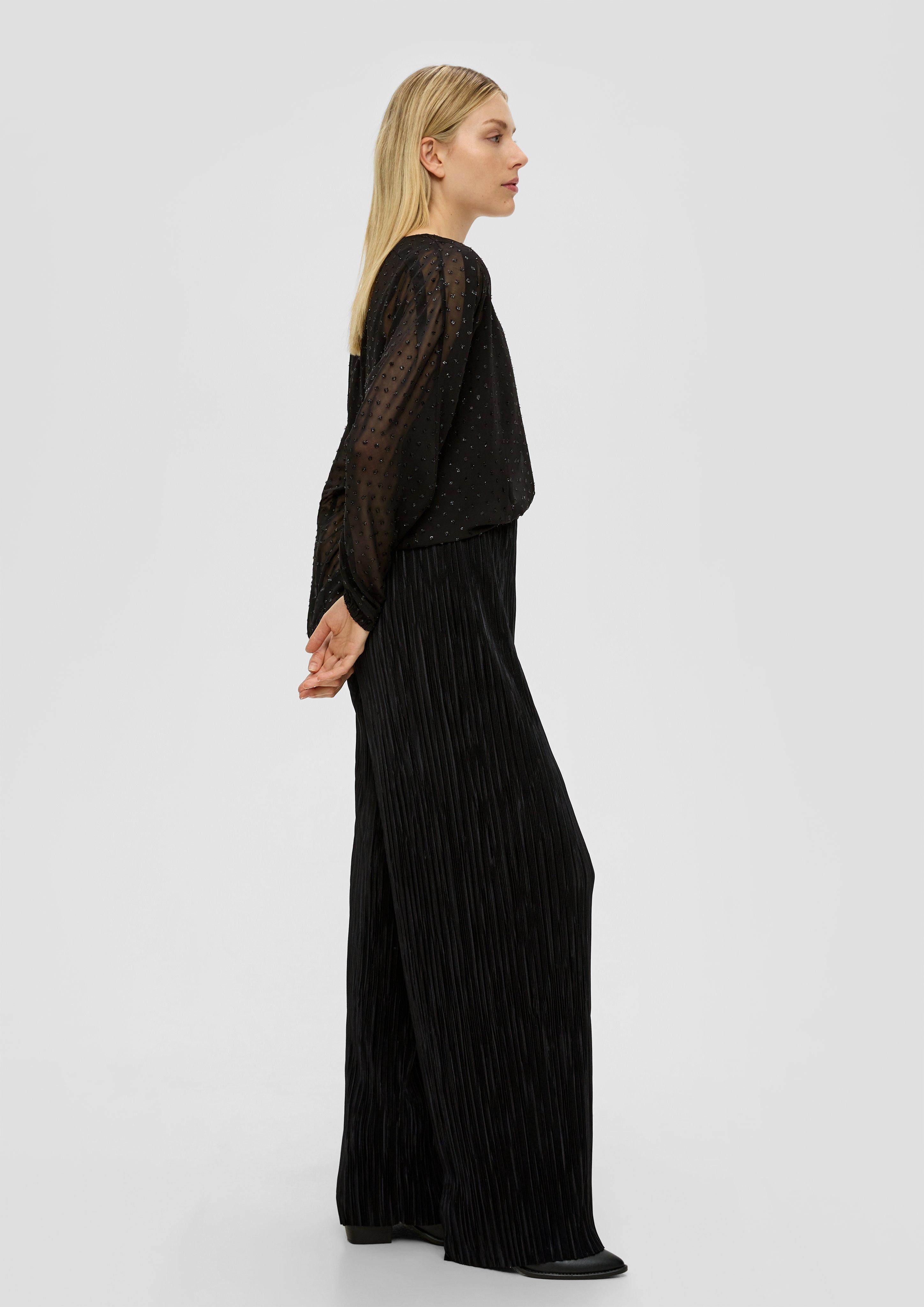 Regular: Hose mit Plisseefalten  2139732-9999