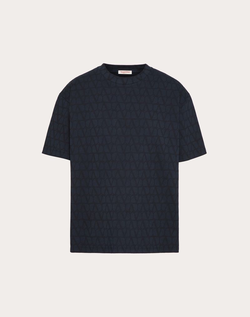 Camiseta de algodão com estampa Toile Iconographe