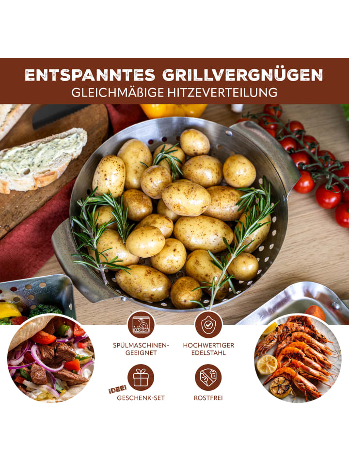 bremermann 2-er-Set Grillkorb günstig kaufen onesize