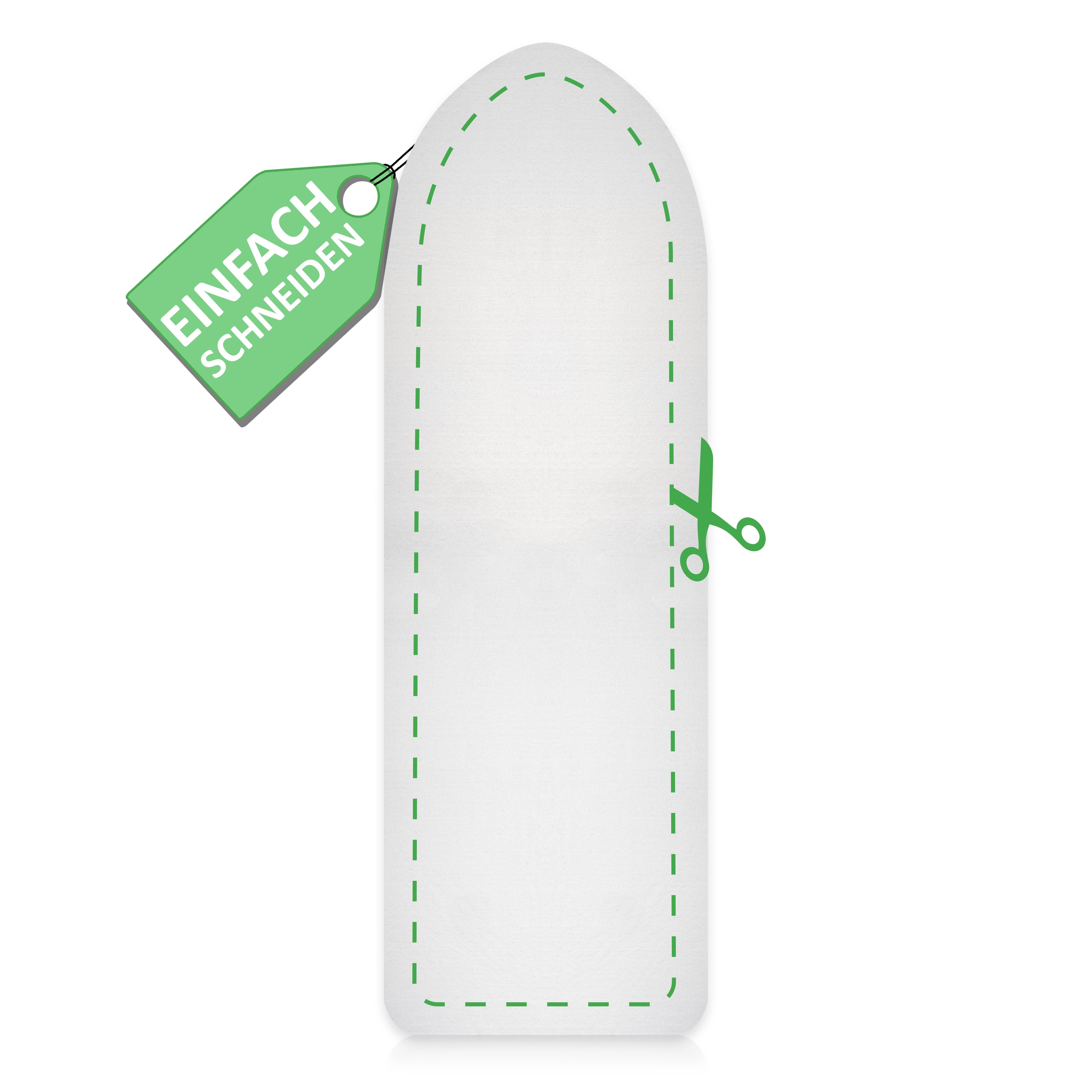 SimplySmooth Bügelbrettbezug Bügelbrettpolster, Zubehör für für alle Bügelbretter bis 150x55cm,schneidbar, dicht gepolstert und für Dampfbügeleisen geeignet