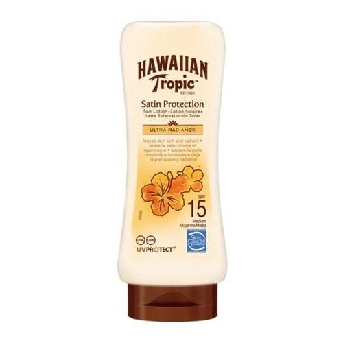Hawaiian Tropic satenasta zaščitna losjon za sončenje SPF 15 180 ml