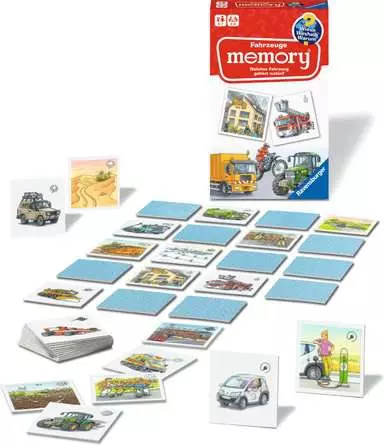Wieso? Weshalb? Warum? Fahrzeuge memory® - Reisespiel ab 4 Jahren