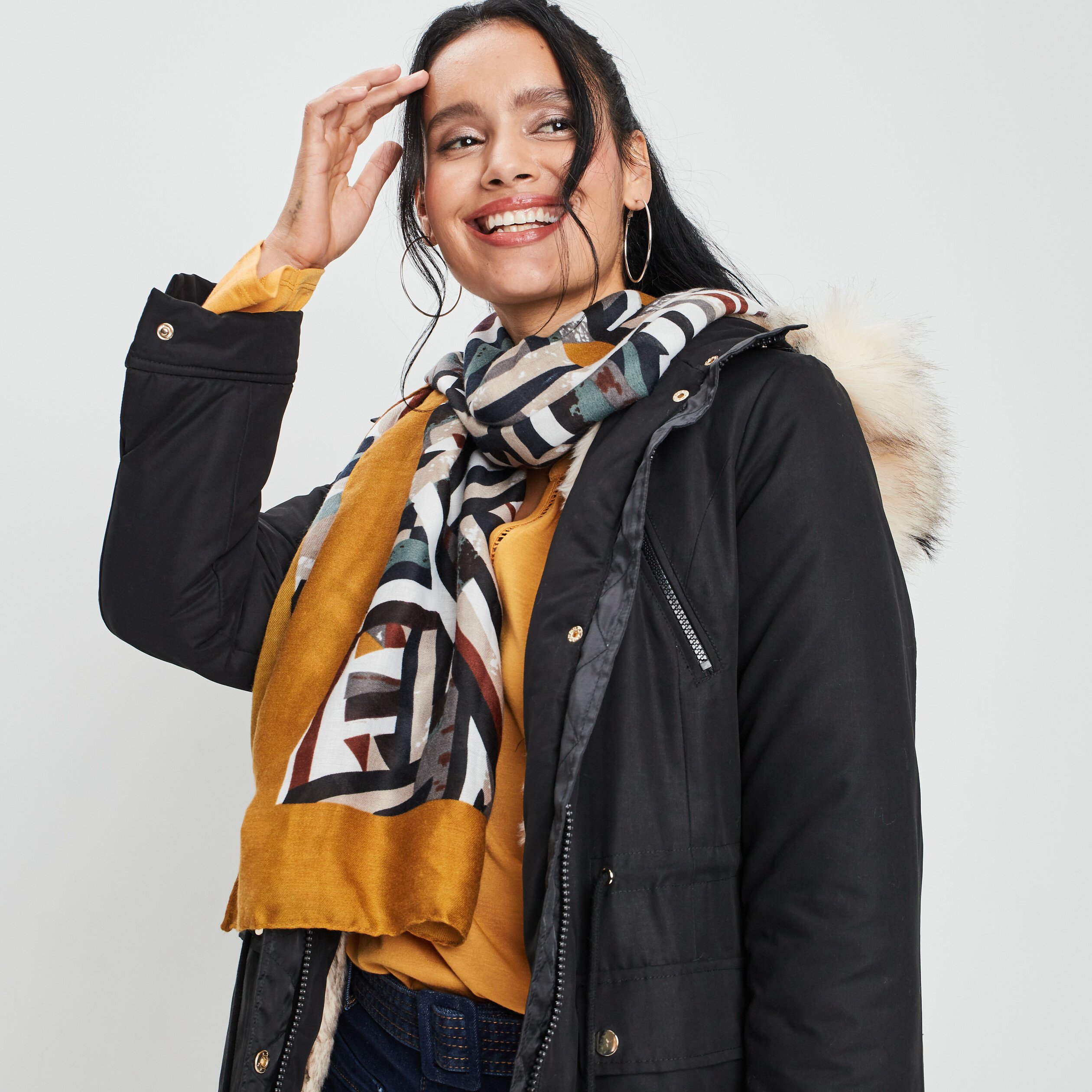Foulard multicolore femme | La Halle