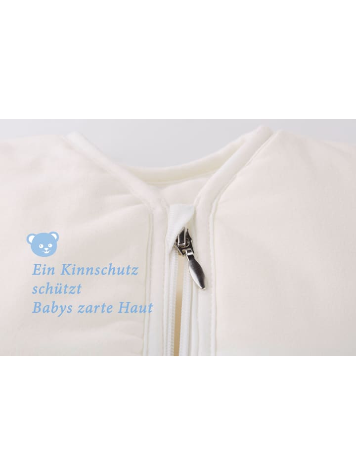 Alvi Schlafsack Mäxchen Thermo mit Arm Exklusiv in Raute Taupe Dunkel günstig kaufen 90