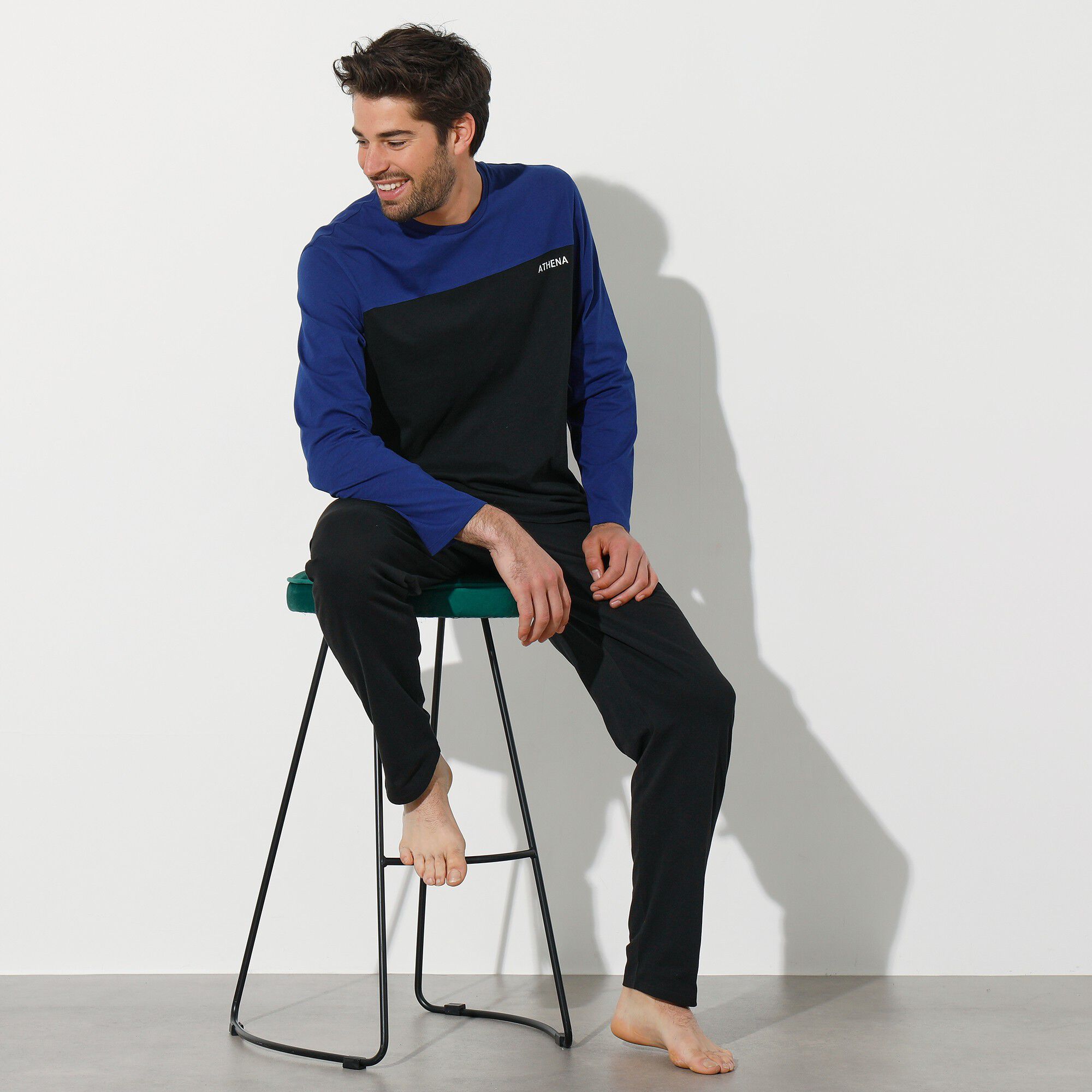 Pyjama long manches longues Ecopack Athena