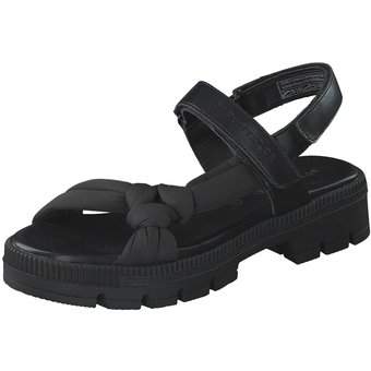 Tom Tailor Sandale in schwarz