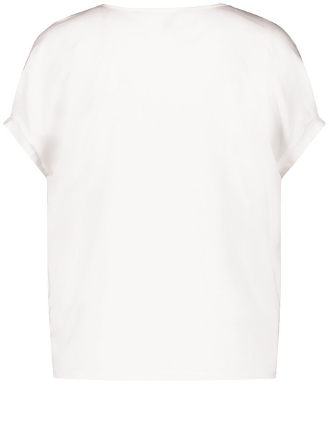 Blusenshirt mit Material-Patch