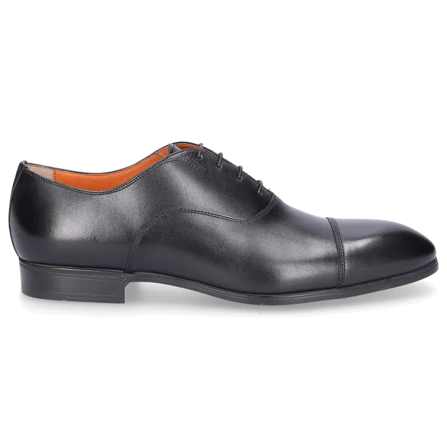 Santoni - Businessschuhe Oxford 11011 Kalbsleder - schwarz