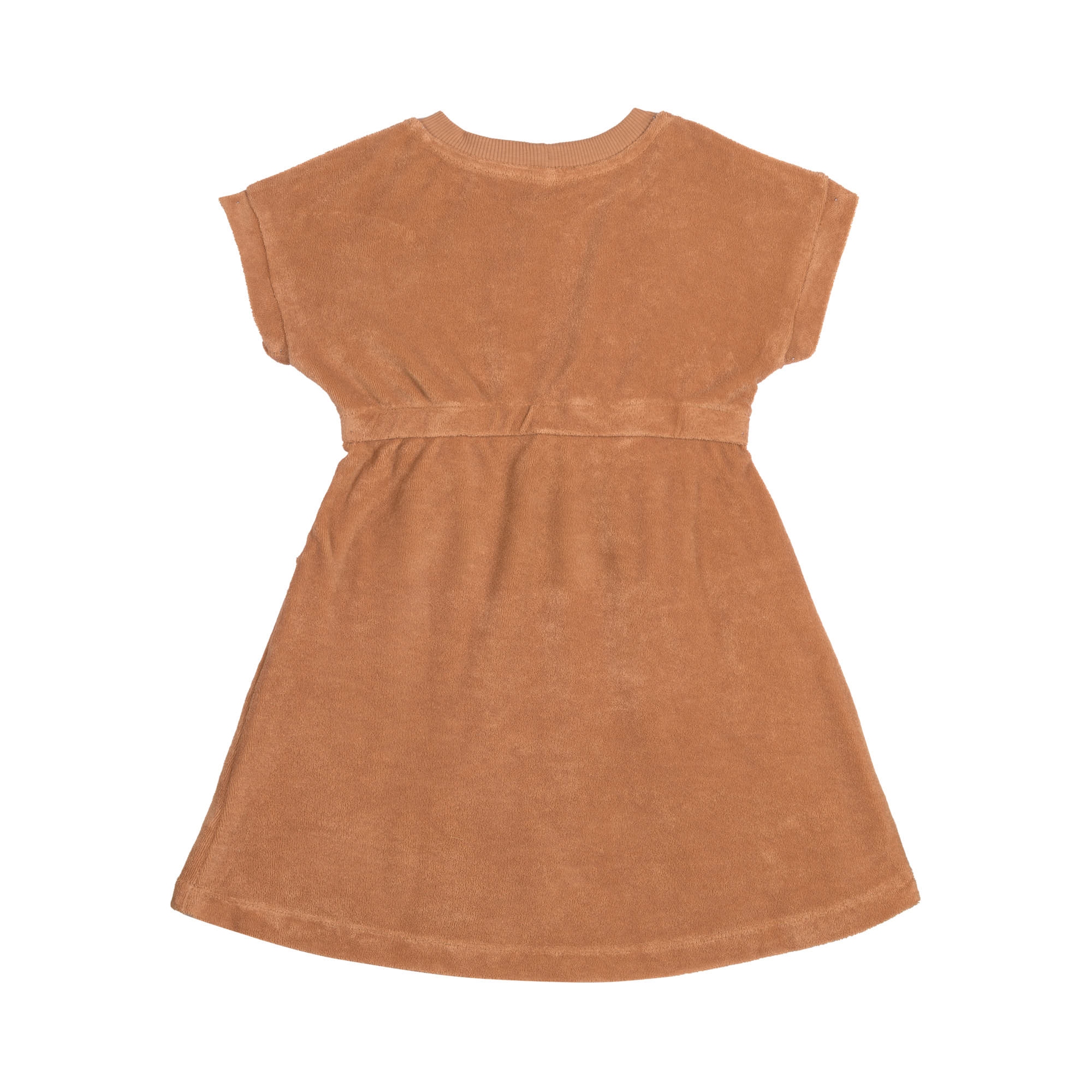 Frottee Kleid Kinder, Karamell