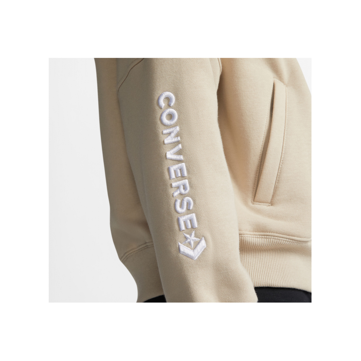 Converse Fashion Half-Zip Sweatshirt Damen Rosa