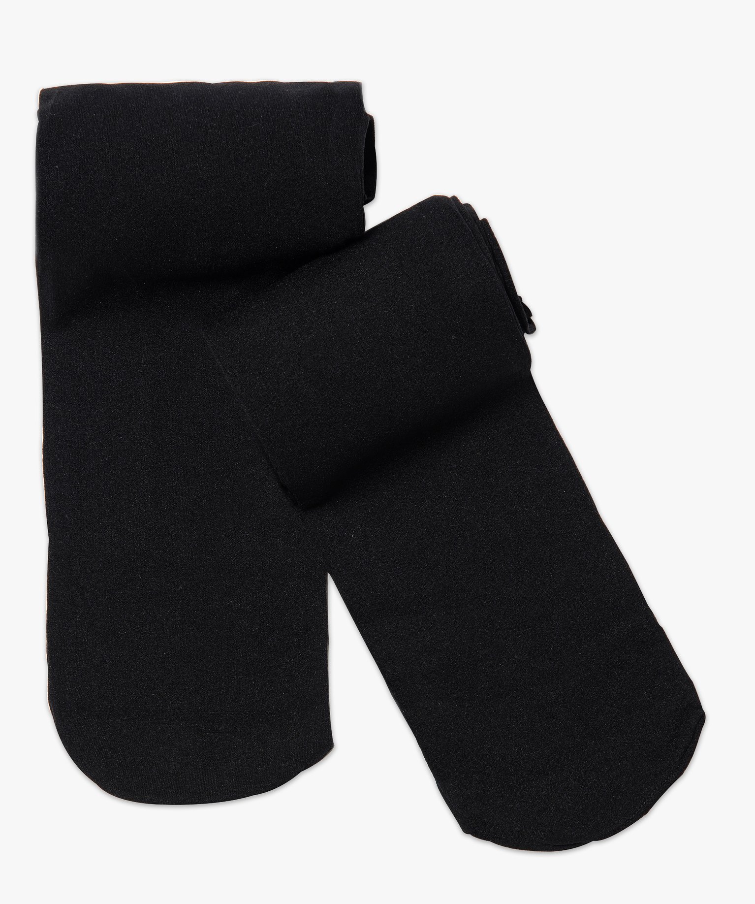 Collants fille semi-opaques unis (lot de 2) noir | GEMO