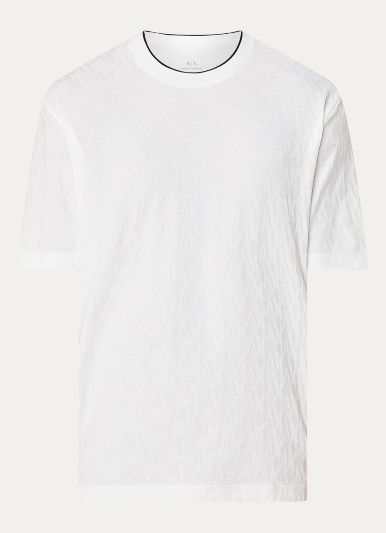 Armani Exchange textured T-shirt