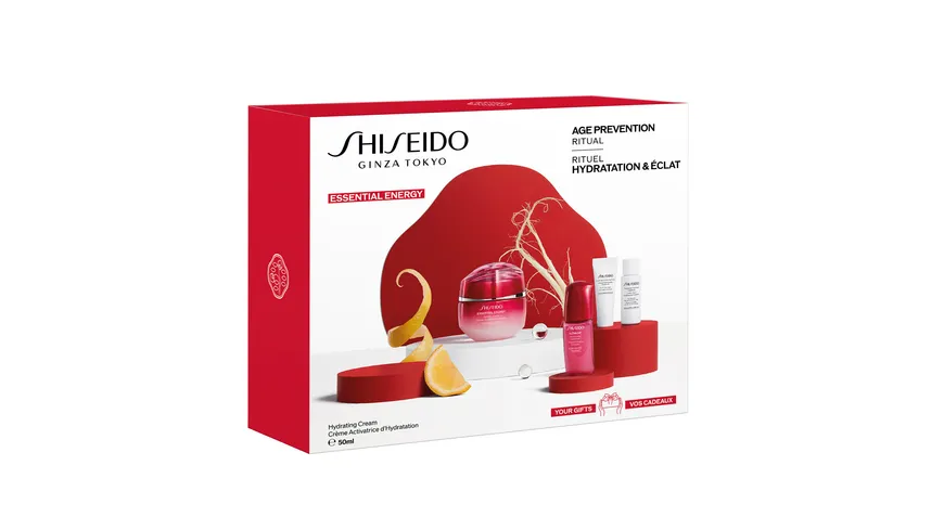 SHISEIDO ESSENTIAL ENERGY Hydrating Cream Value Set Geschenkpackung