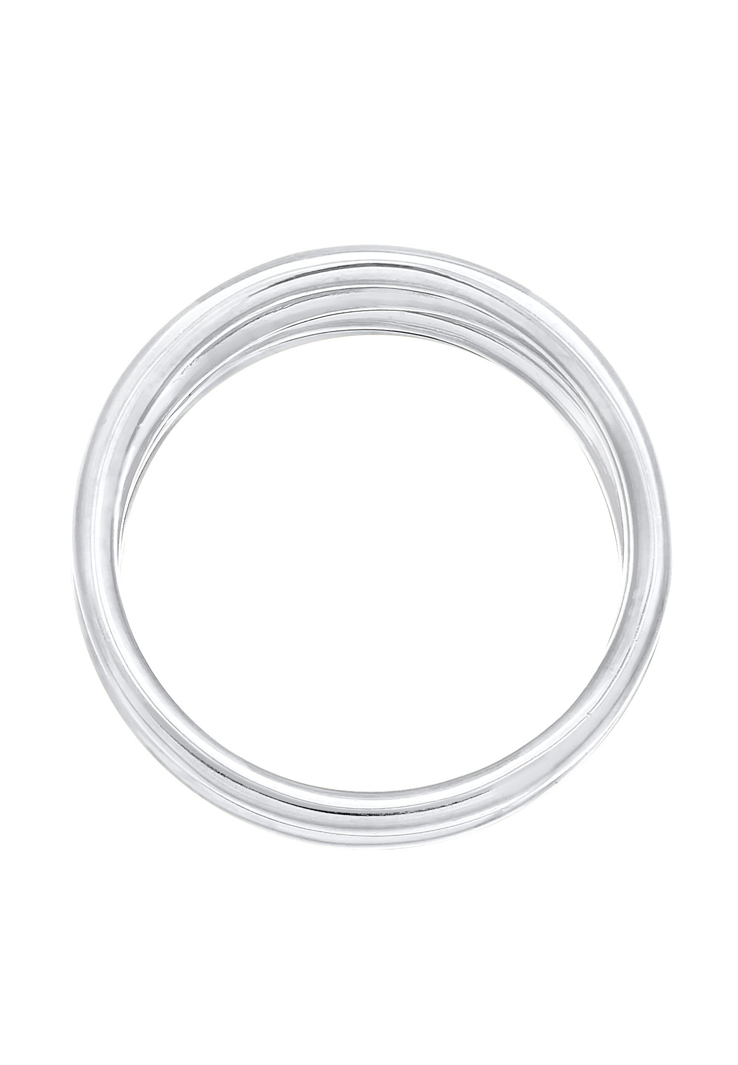 Elli Damen-Wickelrock mit filigranem Muster aus 925er Sterlingsilber