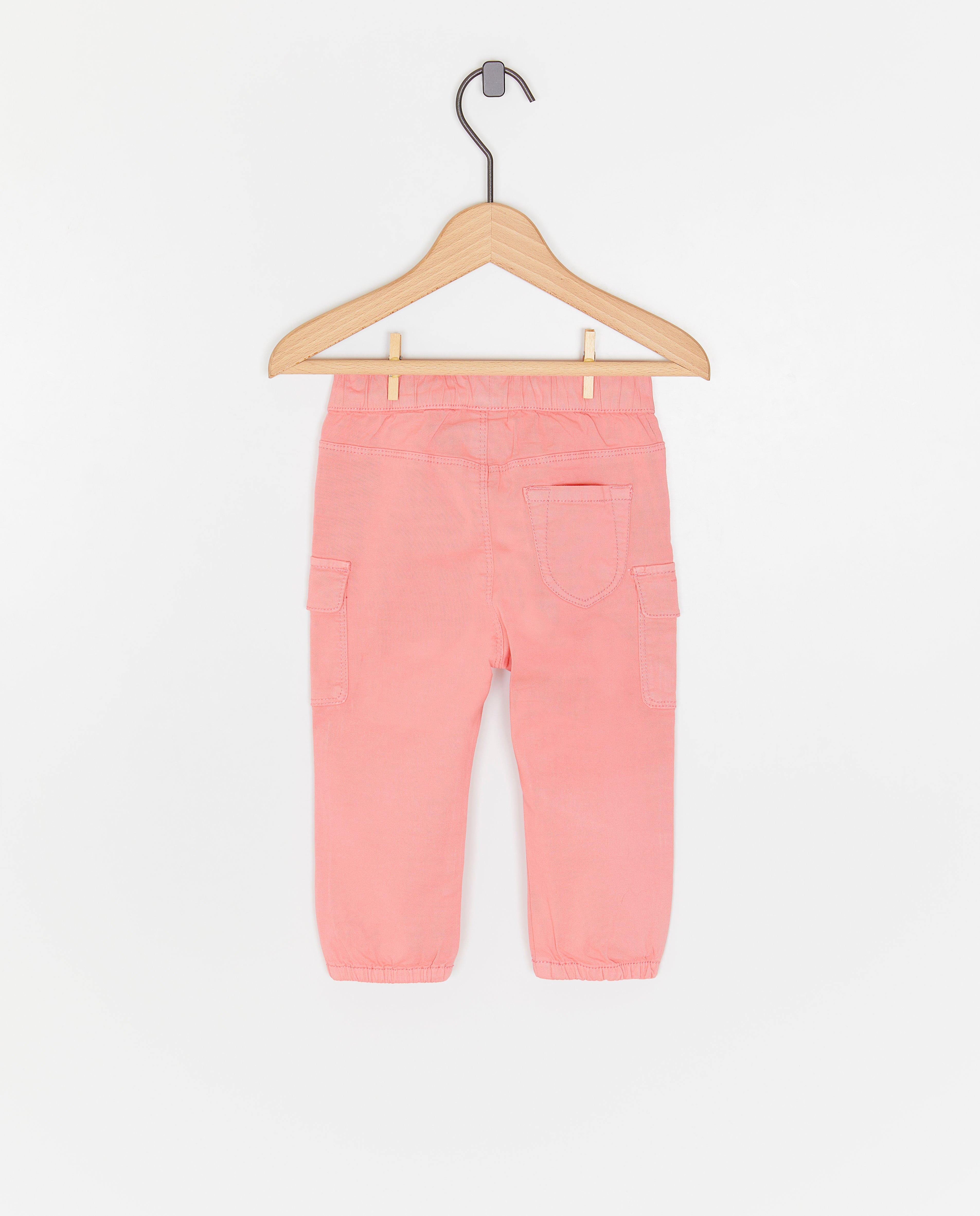 S. Oliver Roze broek, cargo fit roze
