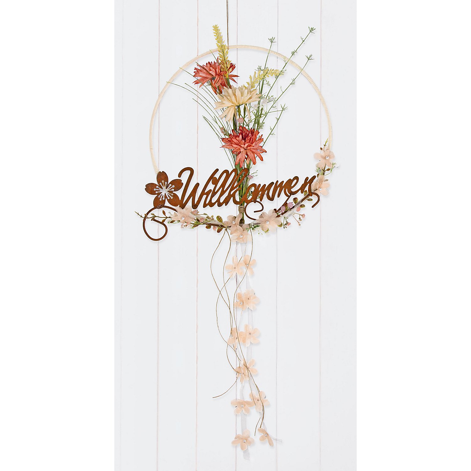 Wiesenblumen Pick, apricot, 70 cm