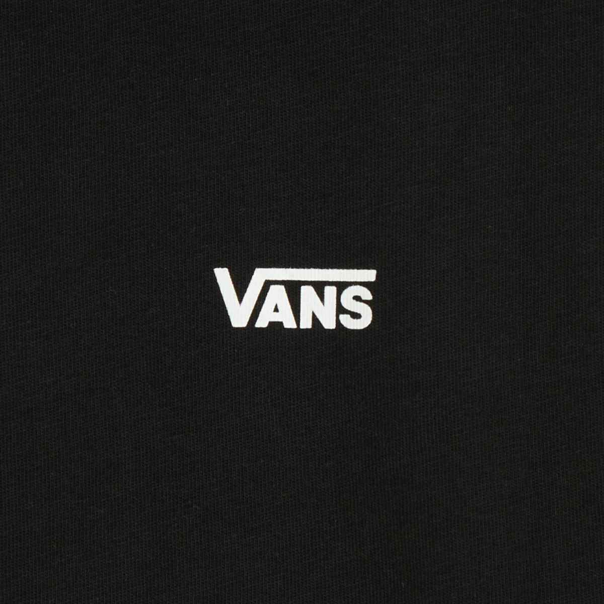 Vans-logotyp på vänster bröst i svart och vitt