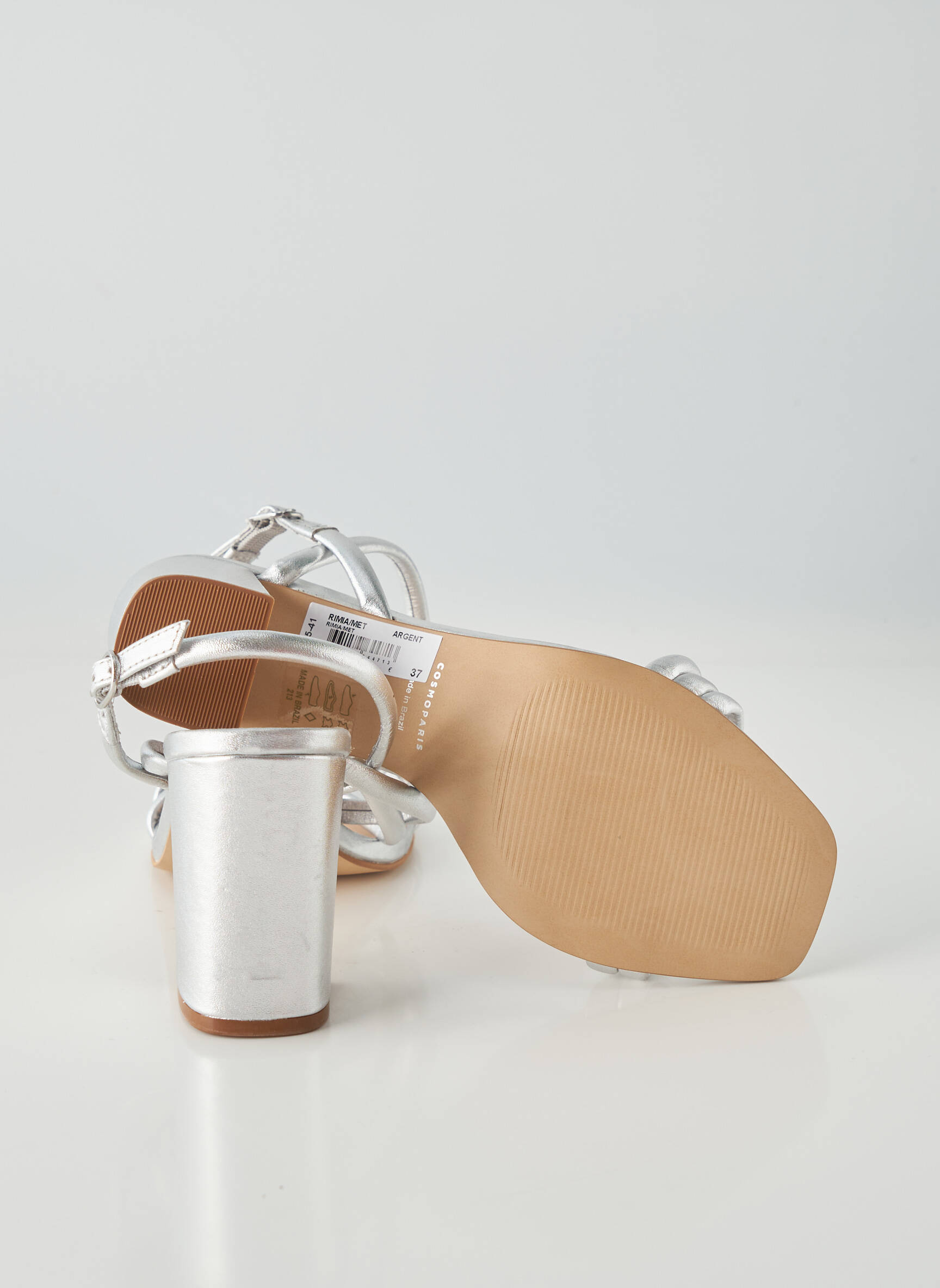 Cosmoparis Sandales Nu Pieds Femme couleur marron