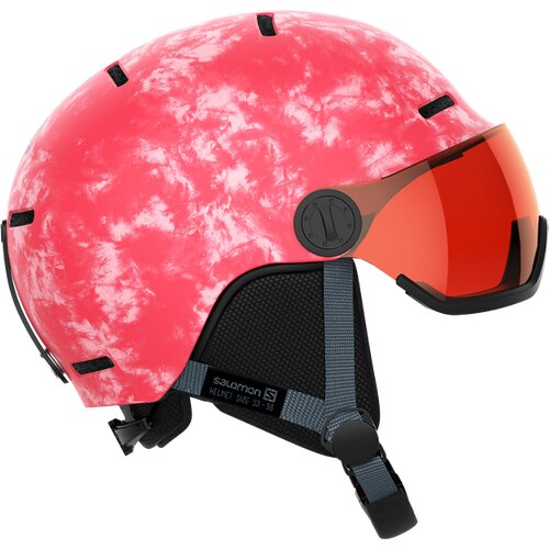 KINDER HELM HELMET GROM VISOR RENTAL PINK/UNIVERS