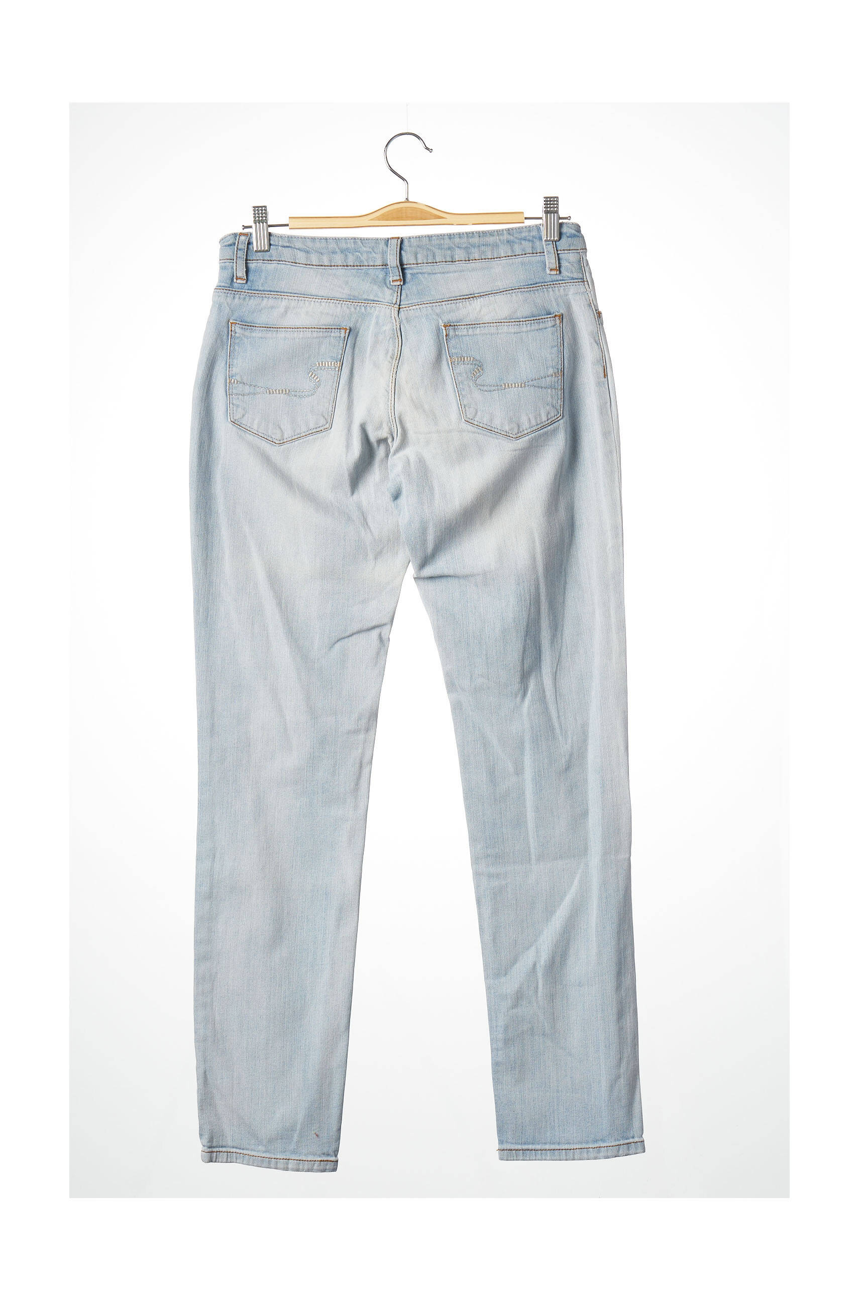 Sud Express Jeans Coupe Slim Femme couleur bleu