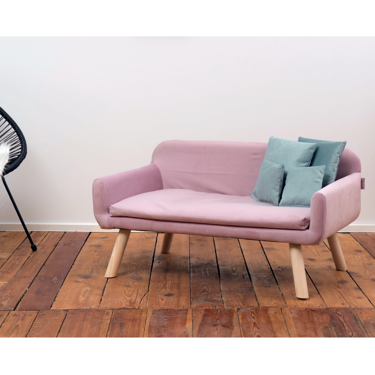 Rohrschneider Hundesofas Rohrschneider Hundesofa Chicago mit Gratis-Beigabe hellblau