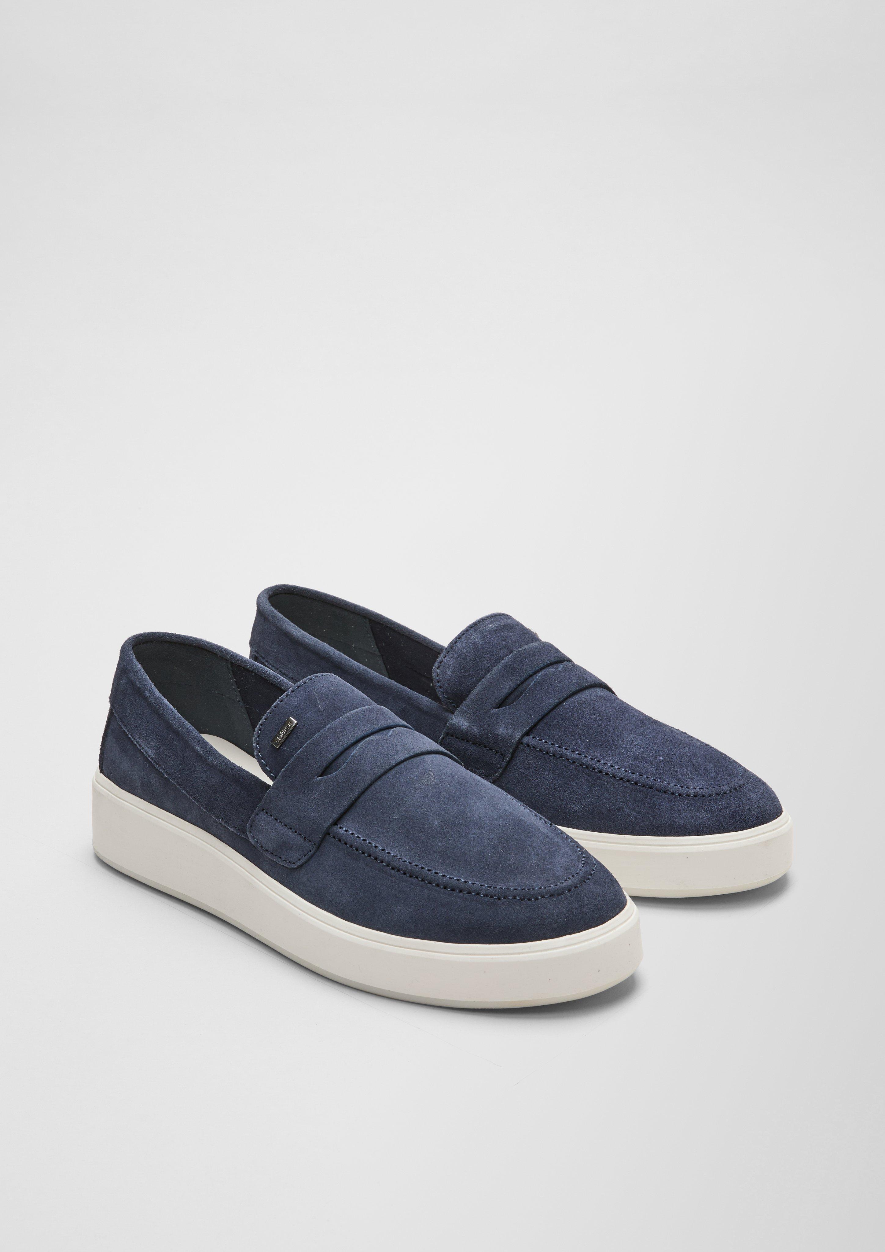 Velours-Slipper mit Zier-Element  6007702-805