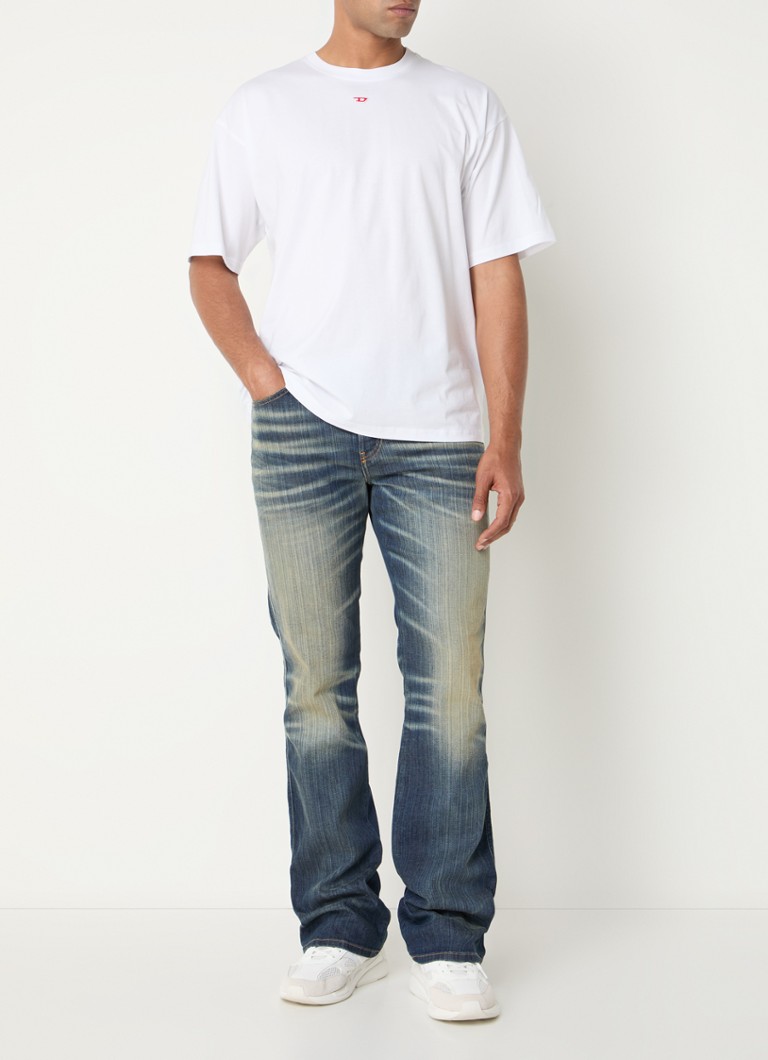 Diesel 1998 D-Buck bootcut-jeans med vasket overflate
