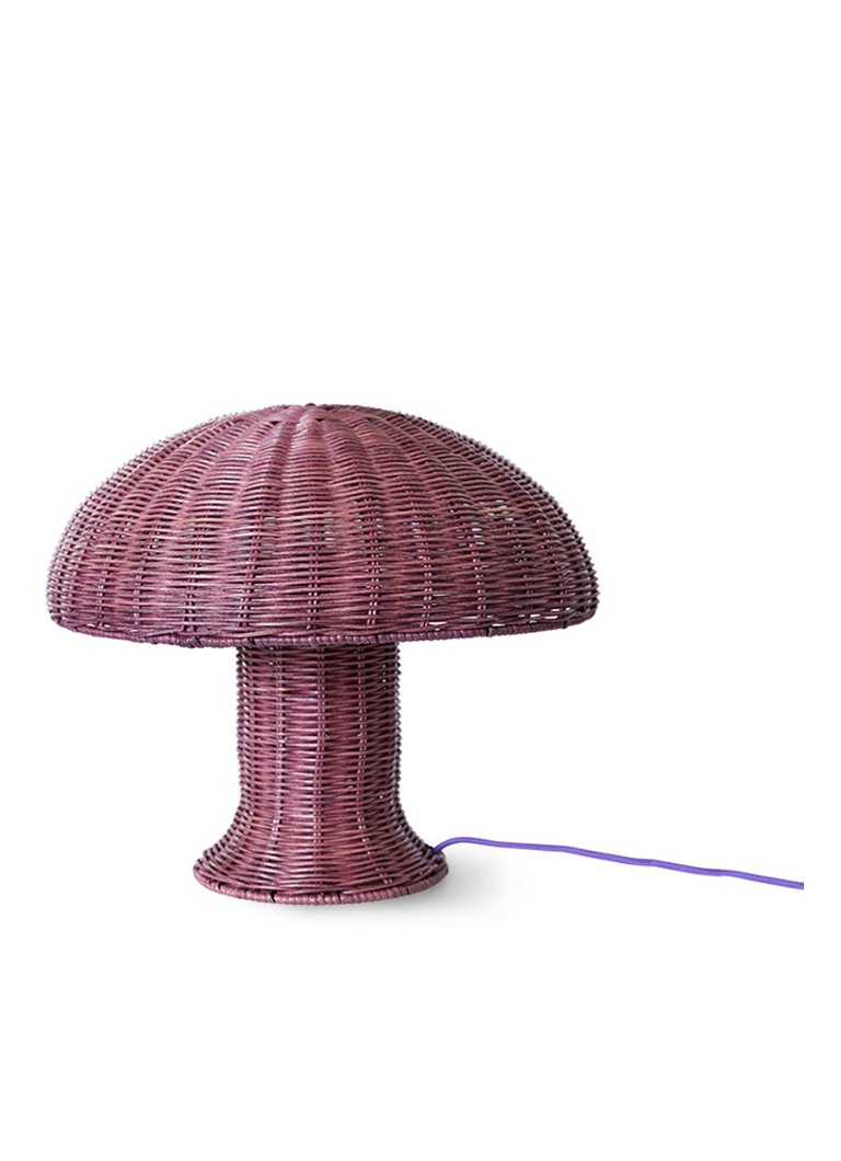 Lampă de masă HKliving din ratan Ø34 cm