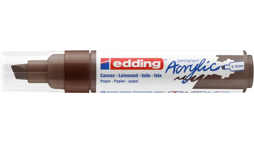 edding Acrylmarker 5000 breit schokobraun schokoladenbraun