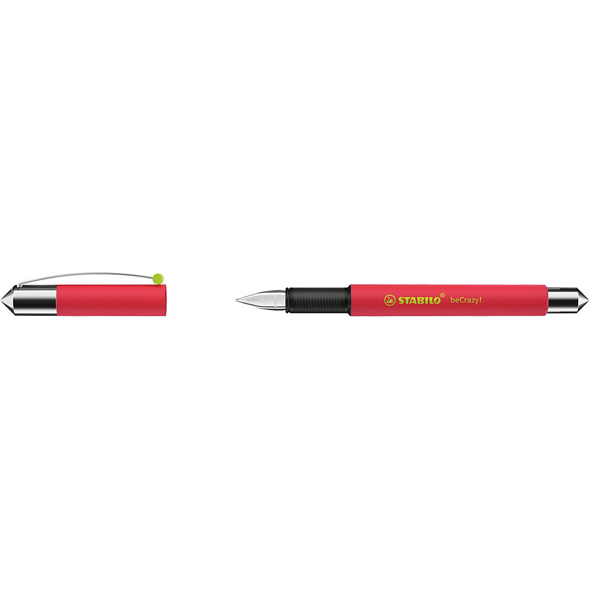 Füllhalter beCrazy! Uni Colors Links-/Rechtshänder melonenrot, inkl. 3 Patronen