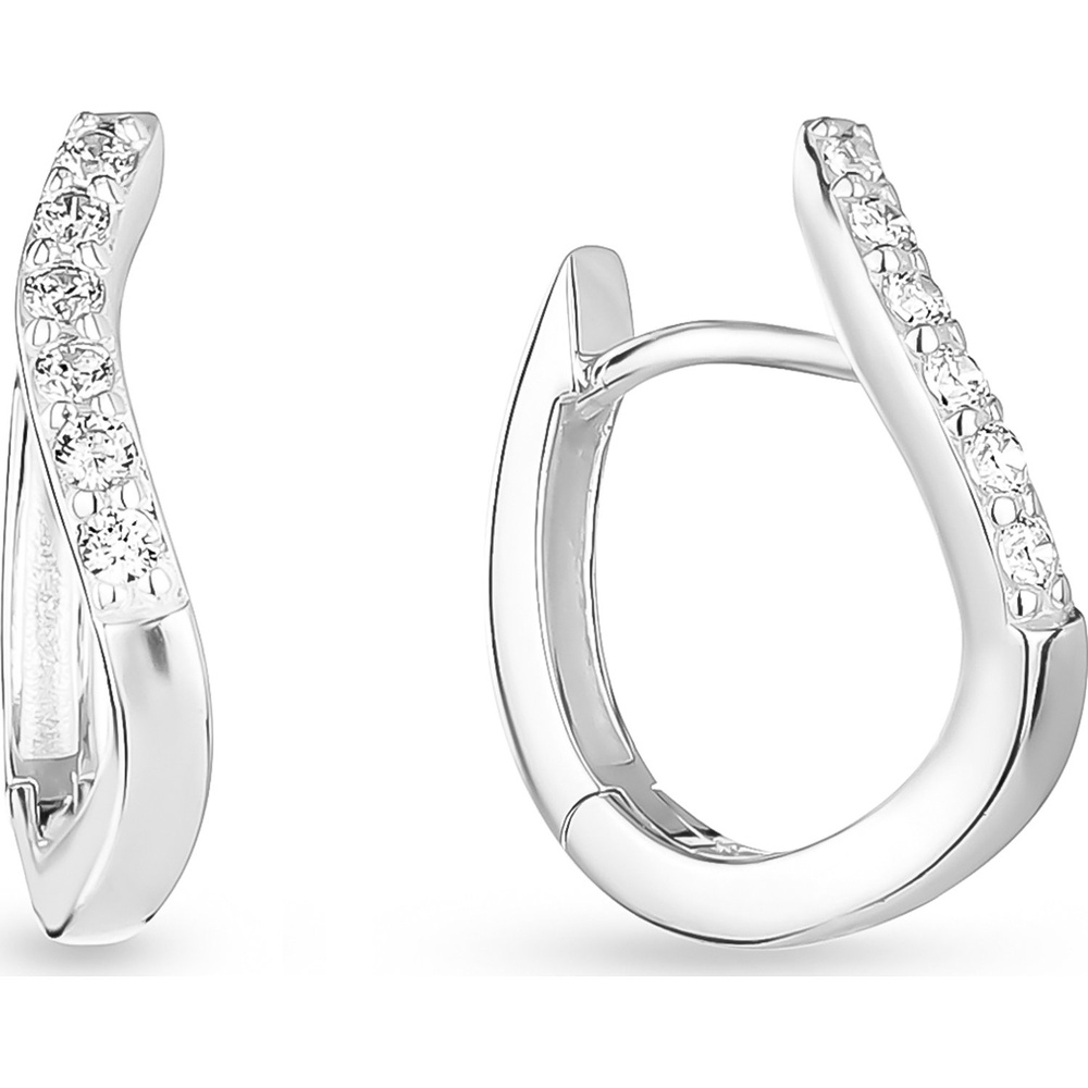 FAVS Créoles 925 Argent Boucles d'oreilles