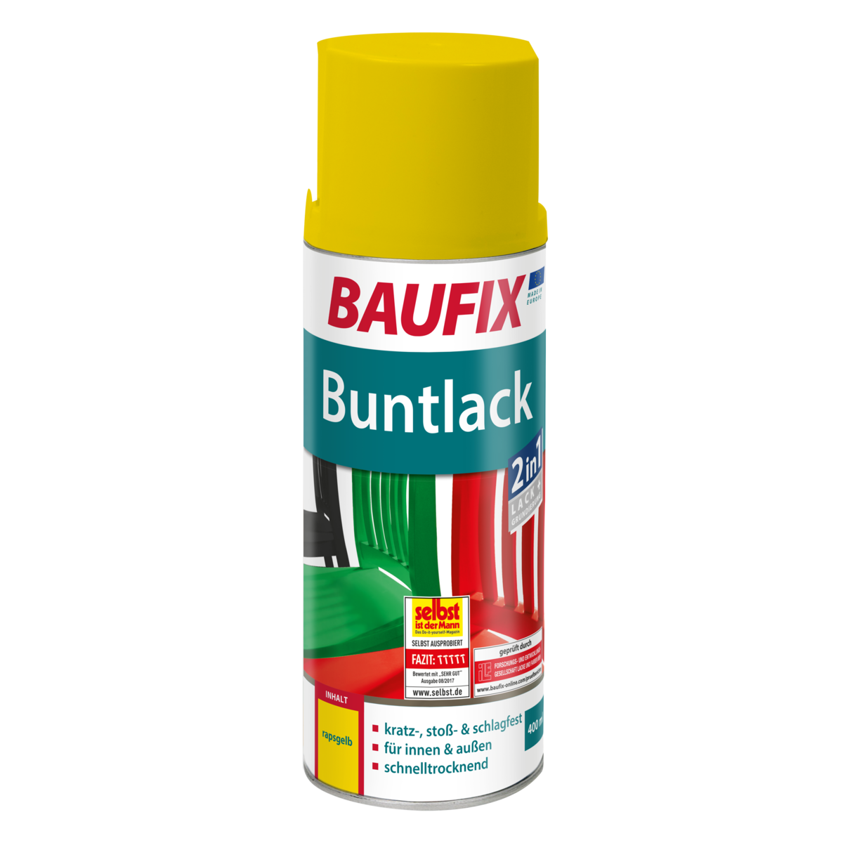 Baufix Buntlack Spray Rapsgelb