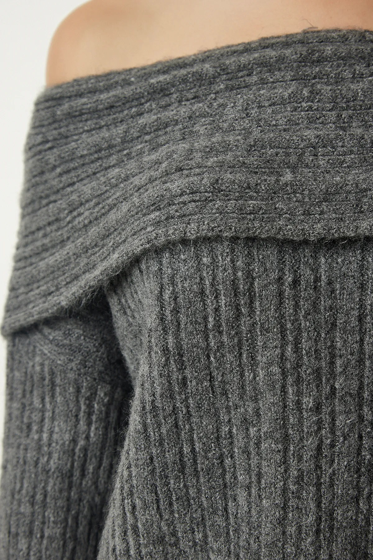 Happiness İstanbul  Pullover - Grau - Regular Fit